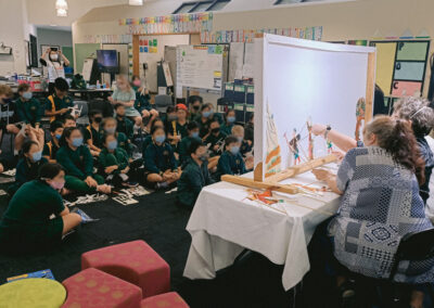 brandon-park-primary-school-teachers-trying-out-chinese-shadow-puppets