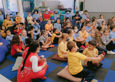 james-cook-primary-school-students-watching-chinese-shadow-puppet-performance