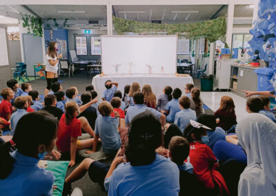 james-cook-primary-school-students-watching-chinese-shadow-puppet-performance